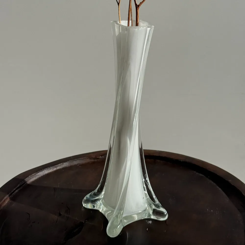 Vases - White soliflora glass vase - OFFICE OBJETS