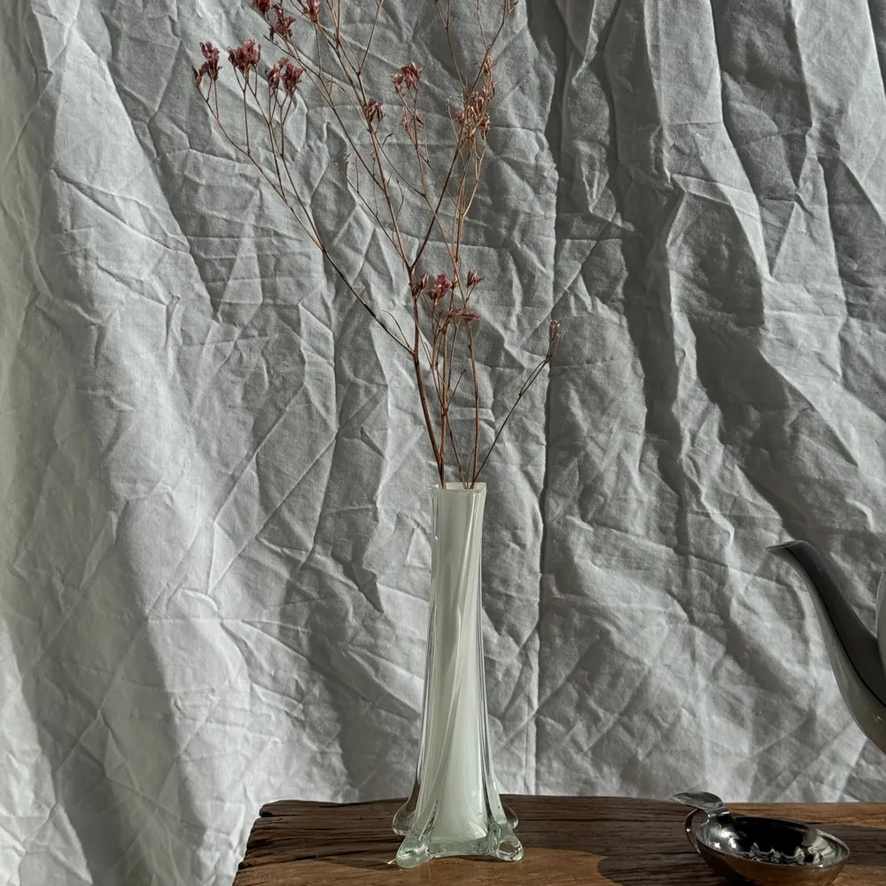 Vases - White soliflora glass vase - OFFICE OBJETS