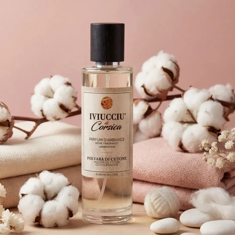Parfums d'intérieur - Spray d’ambiance Poudre de coton - IVIUCCIU DI CORSICA