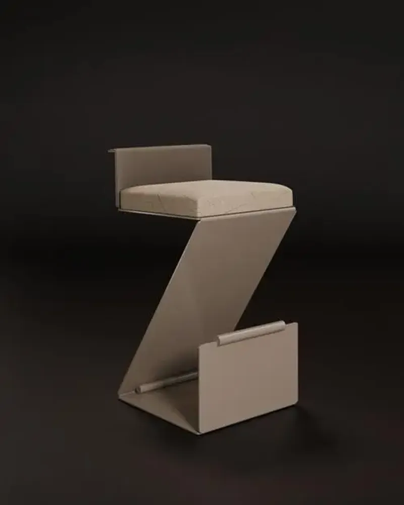 Chairs - Lombard Bar Chair Handmade in Portugal - PORUS STUDIO