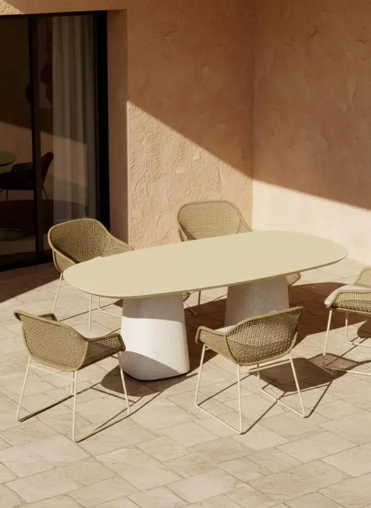 Lawn tables - Belugia table 220 cm - EMPREINTE DU TEMPS