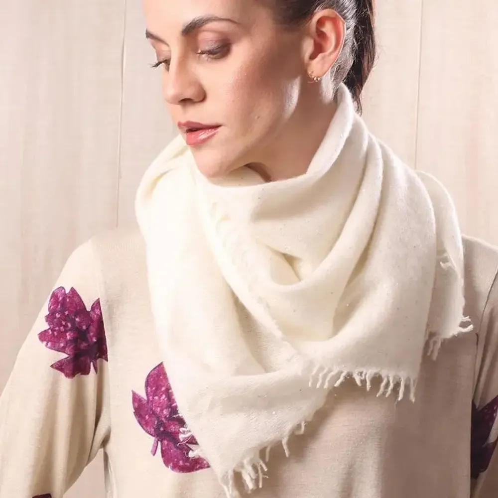 Scarves - Diamond Yarn Cashmere Scarf - PASHMA