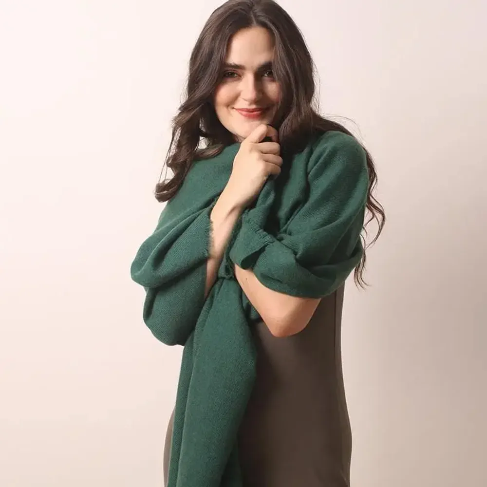 Foulards et écharpes - Écharpe feutrée en pur cachemire - PASHMA