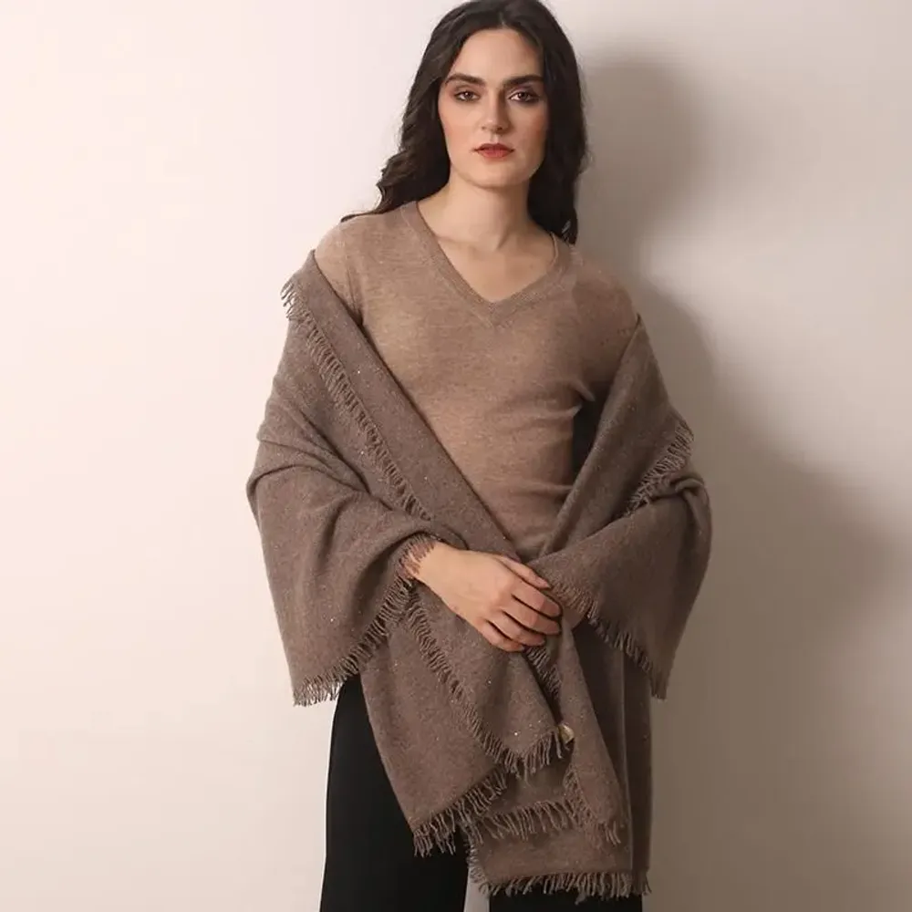 Foulards et écharpes - Écharpe en cachemire mélangé tricotée et feutrée à la main - PASHMA