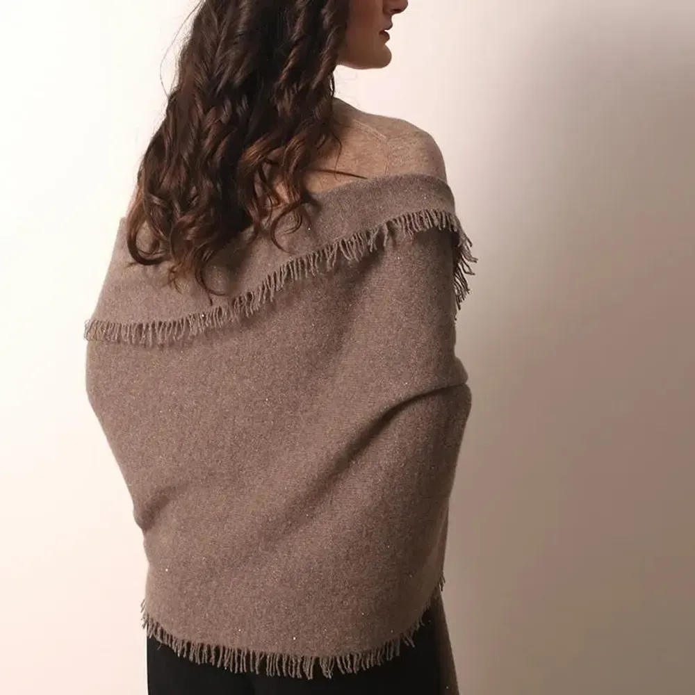 Foulards et écharpes - Écharpe en cachemire mélangé tricotée et feutrée à la main - PASHMA