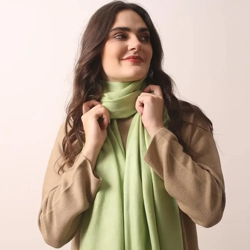 Foulards et écharpes - Écharpe légère en sergé de soie et de cachemire - PASHMA