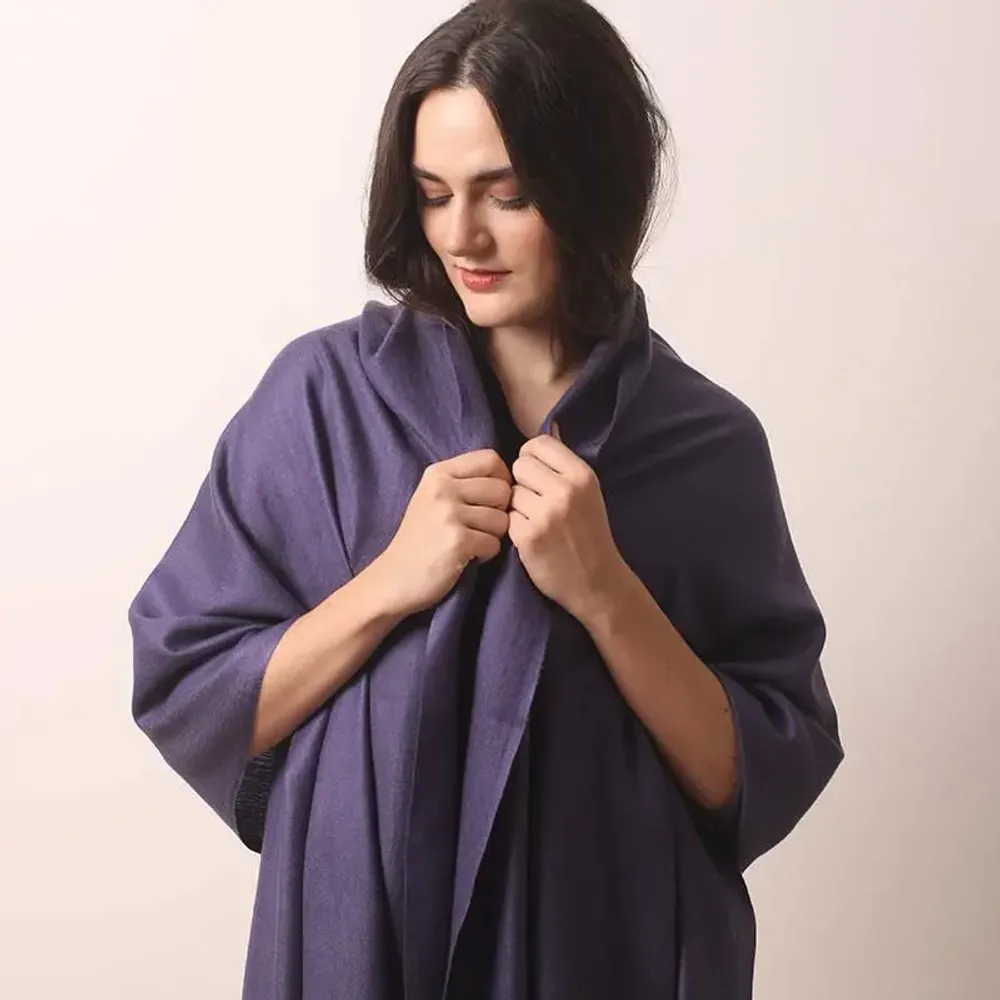 Foulards et écharpes - Écharpe légère en sergé de soie et de cachemire - PASHMA