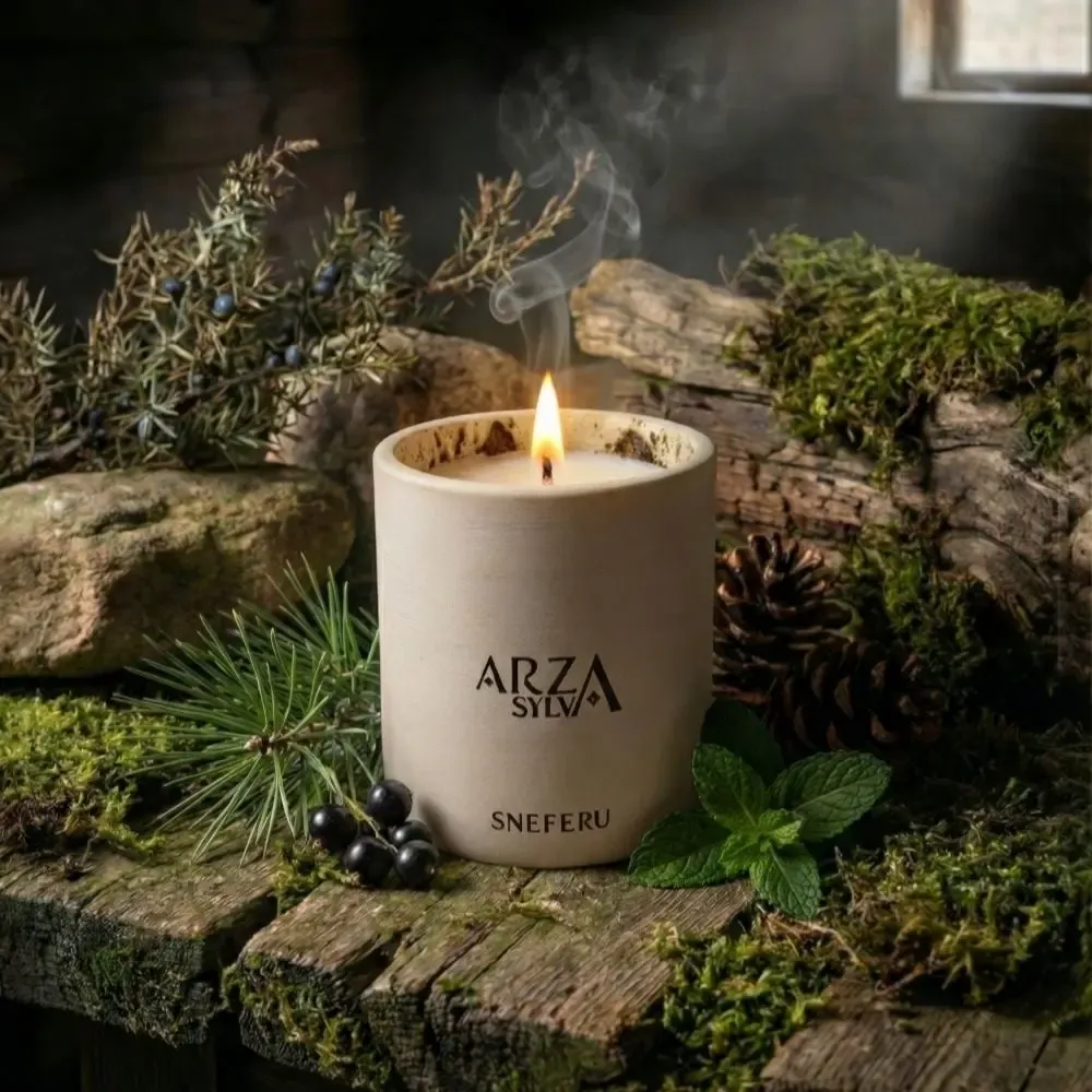 Bougies - Bougie de Luxe Parfumée Arza Sylva 200 g - SNEFERU
