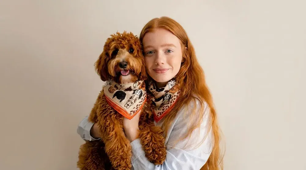 Pet accessories - My Dog Is The Best Cotton Scarf - UN POCO