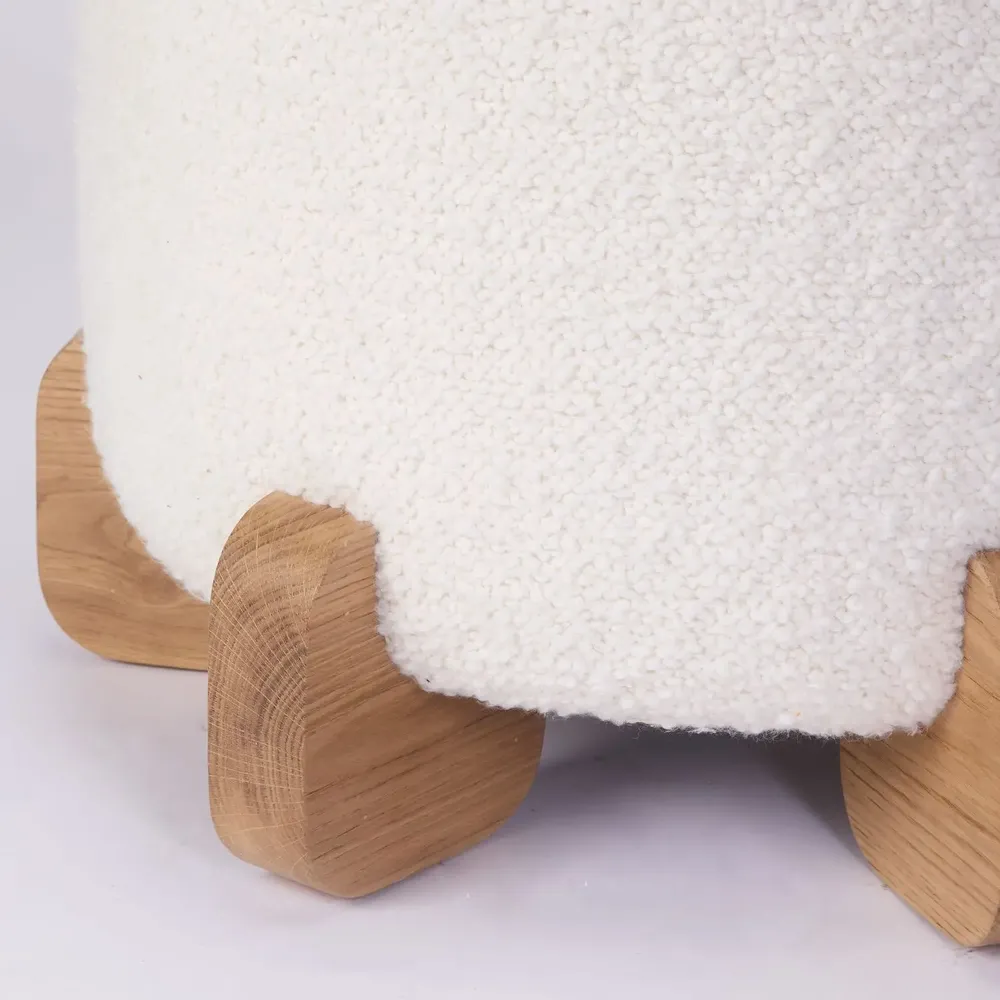 Tabourets - Pouf Ipanema en Chêne naturel - DUISTT