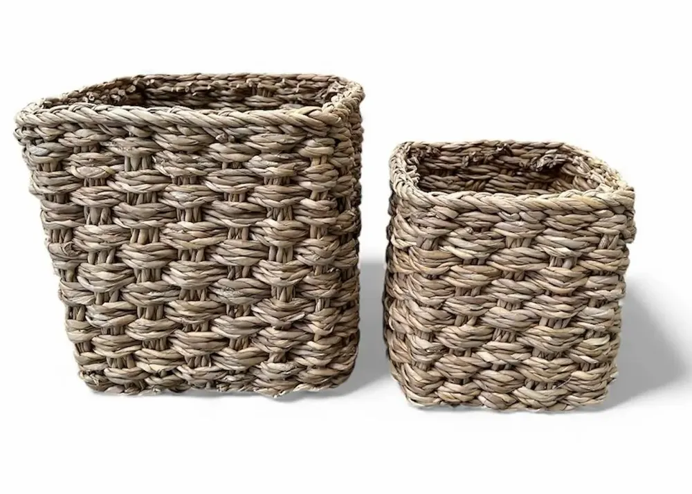 Paniers à linge - ensembles de paniers gigognes hogla - MAISON BENGAL