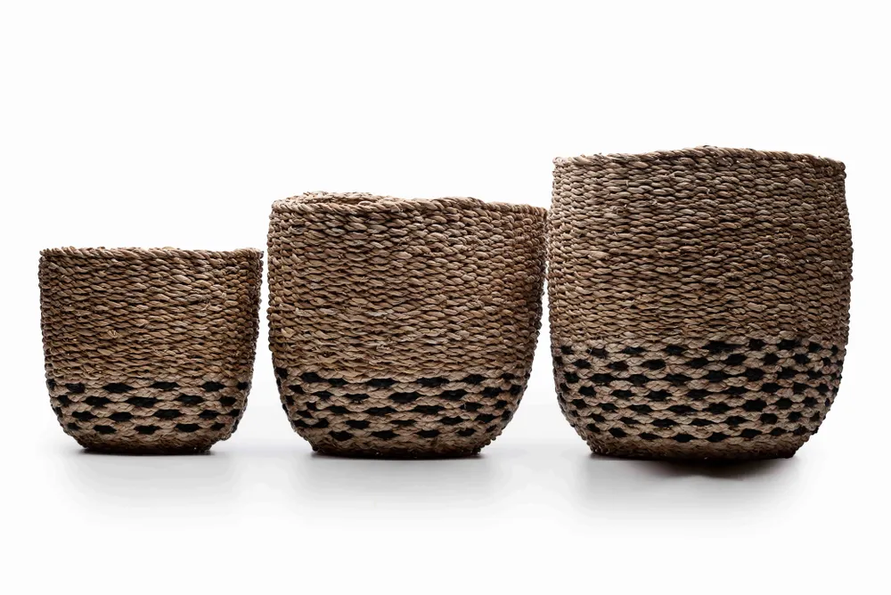 Paniers à linge - ensembles de paniers gigognes hogla - MAISON BENGAL