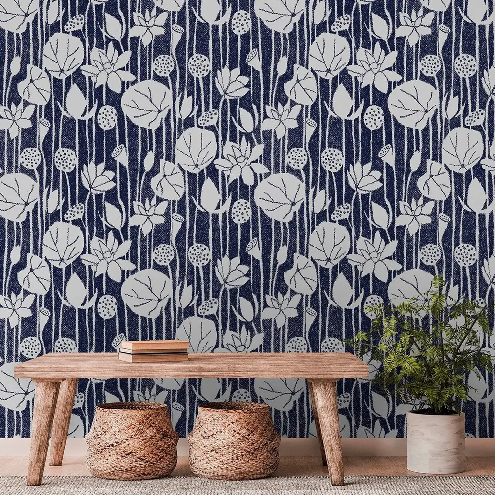 Tapestries - Panoramic wallpaper Junsaï - LE PAPIERS DE NINON