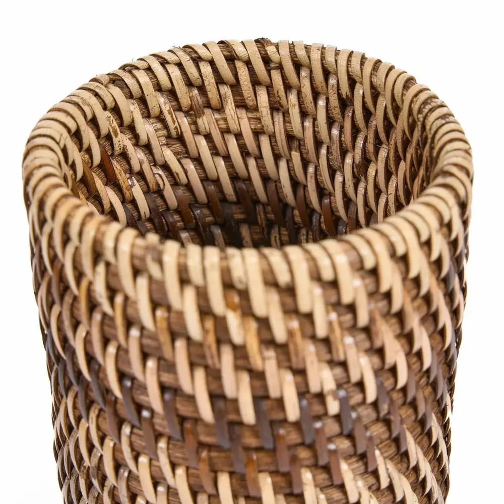 Bathroom storage - The Colonial Tooth Brush Holder - Natural Brown - BAZAR BIZAR LIVING