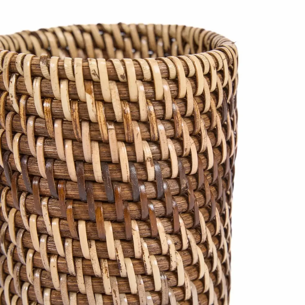 Bathroom storage - The Colonial Tooth Brush Holder - Natural Brown - BAZAR BIZAR LIVING