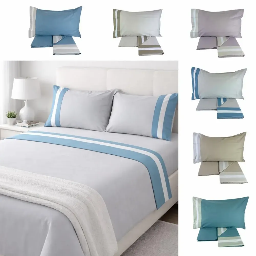 Bed linens - SORRENTO double bedsheet set - CLOE HOME