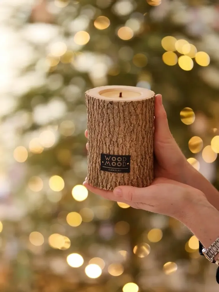 Candlesticks and candle holders - ROCKY Original (coniferous oil) - WOOD MOOD | :DODOMOOM