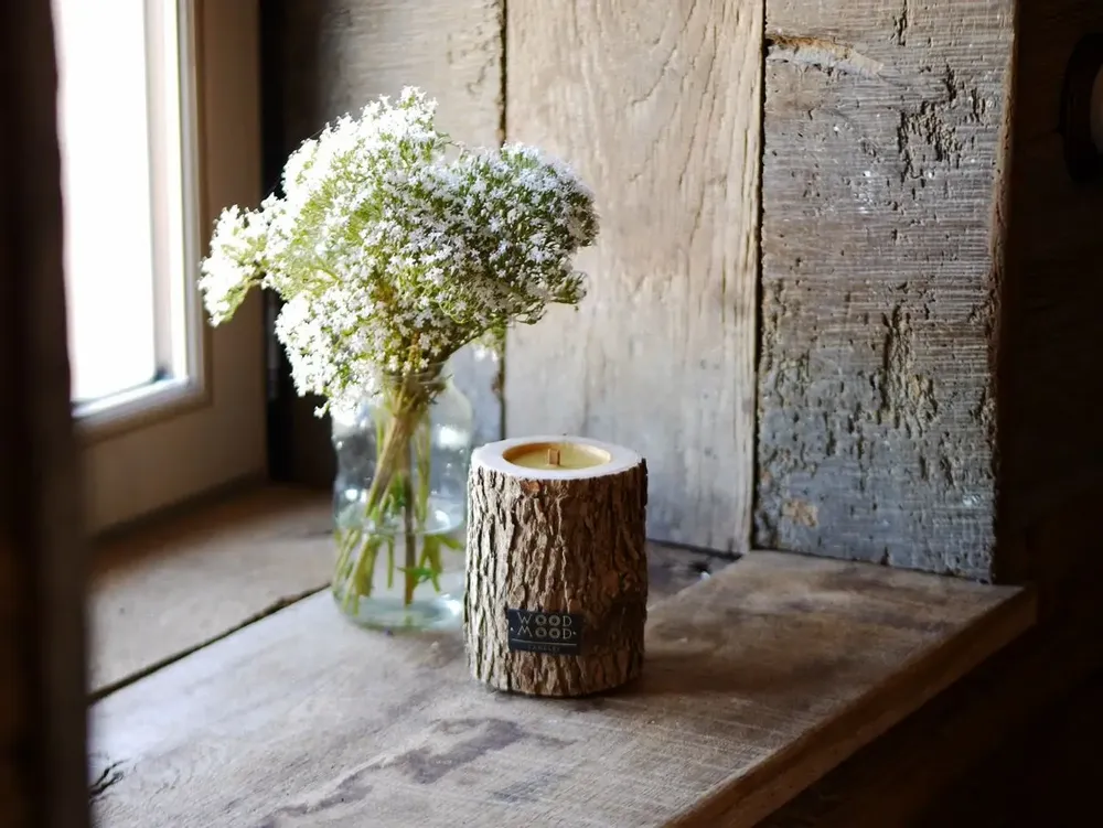 Candlesticks and candle holders - ROCKY Original (coniferous oil) - WOOD MOOD | :DODOMOOM