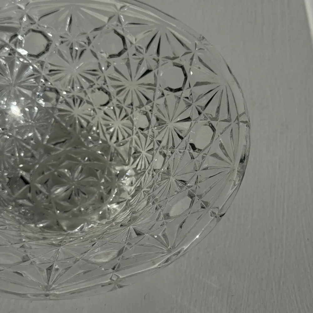 Decorative objects - Small glass cup with vintage diamond tips a shine - OFFICE OBJETS