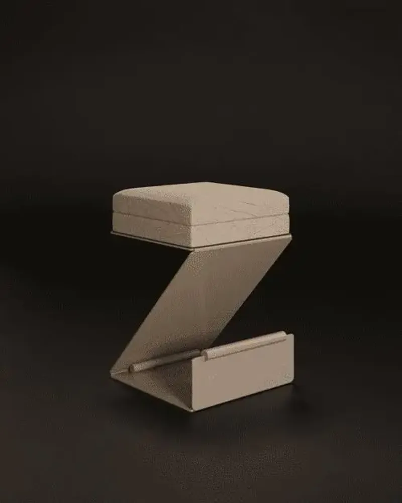 Stools - Lombard Bar Stool  Handmade in Portugal By Porus Studio - PORUS STUDIO