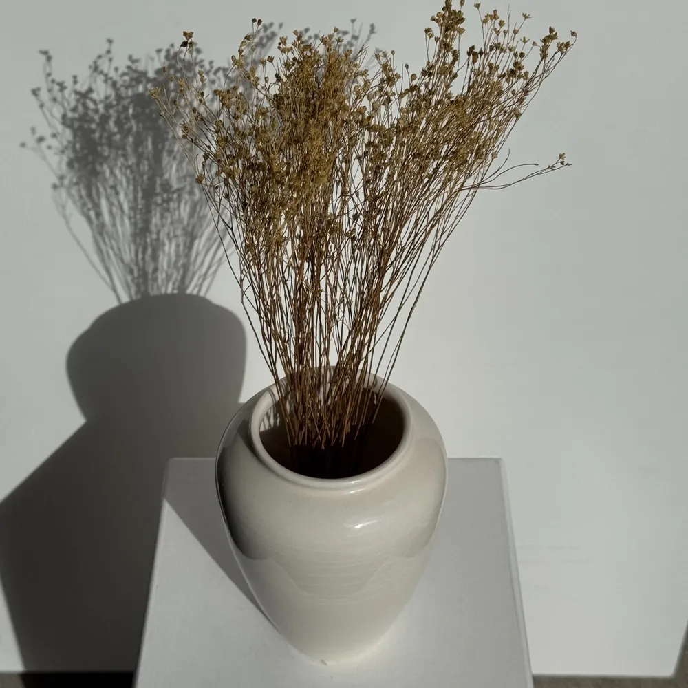 Vases - Vase moderne oblong blanc H18,5 - OFFICE OBJETS