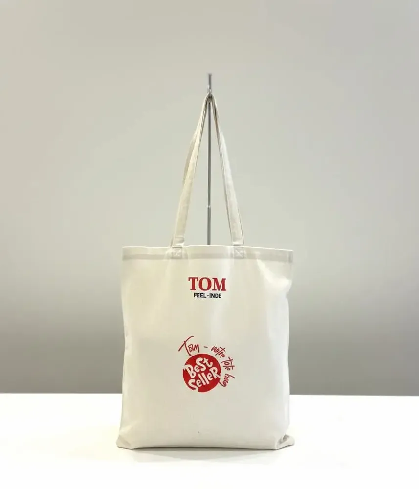 Sacs et cabas - BEST SELLER  Tote bag en coton 140g à personnaliser - TOM - MEME BERNADETTE (FEEL-INDE)