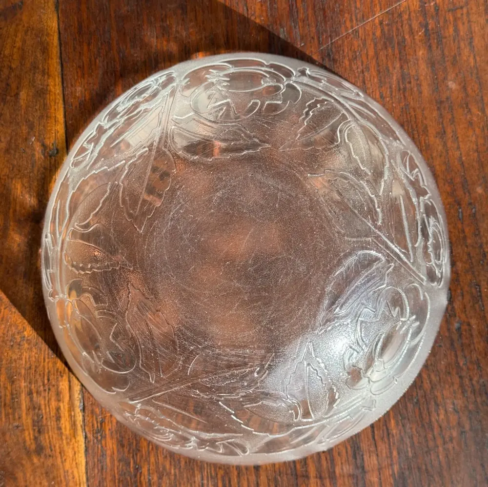 Plats et saladiers - Saladier vintage à motif de roses stylisées D23 H10 - OFFICE OBJETS