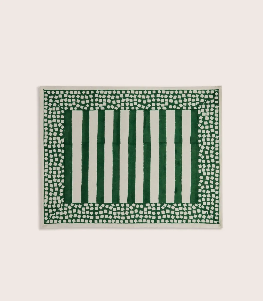 Sets de table - Set de table LATHI Green - JAMINI BY USHA BORA