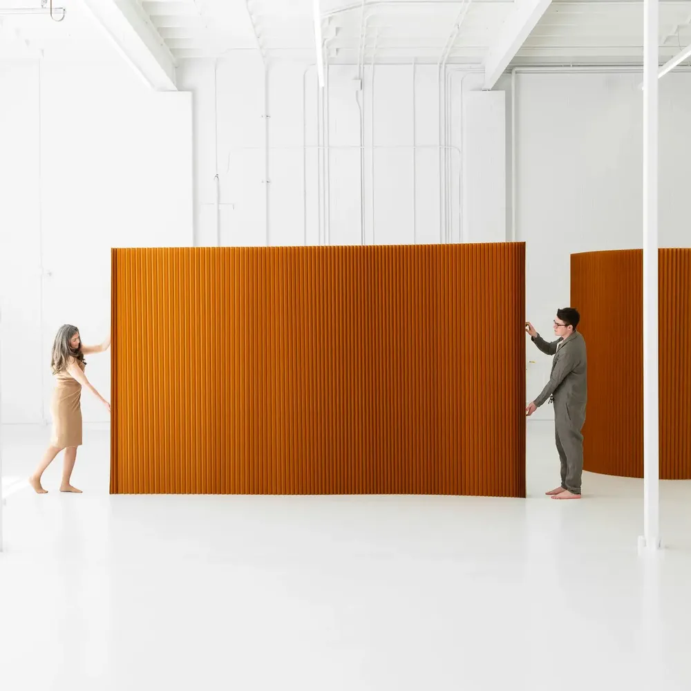 Office design and planning - paper softwall | flexible freestanding partition - MOLO