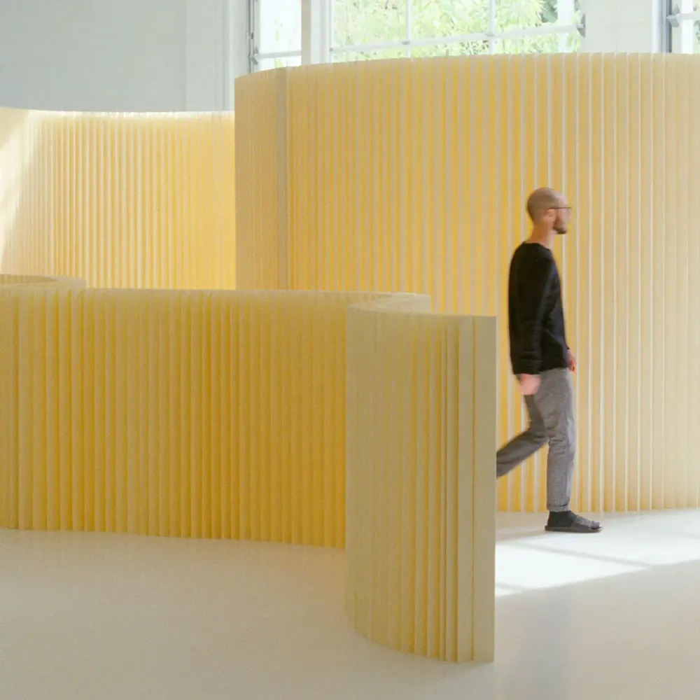 Wall panels - wood softwall + softblock | modular acoustic room divider - MOLO