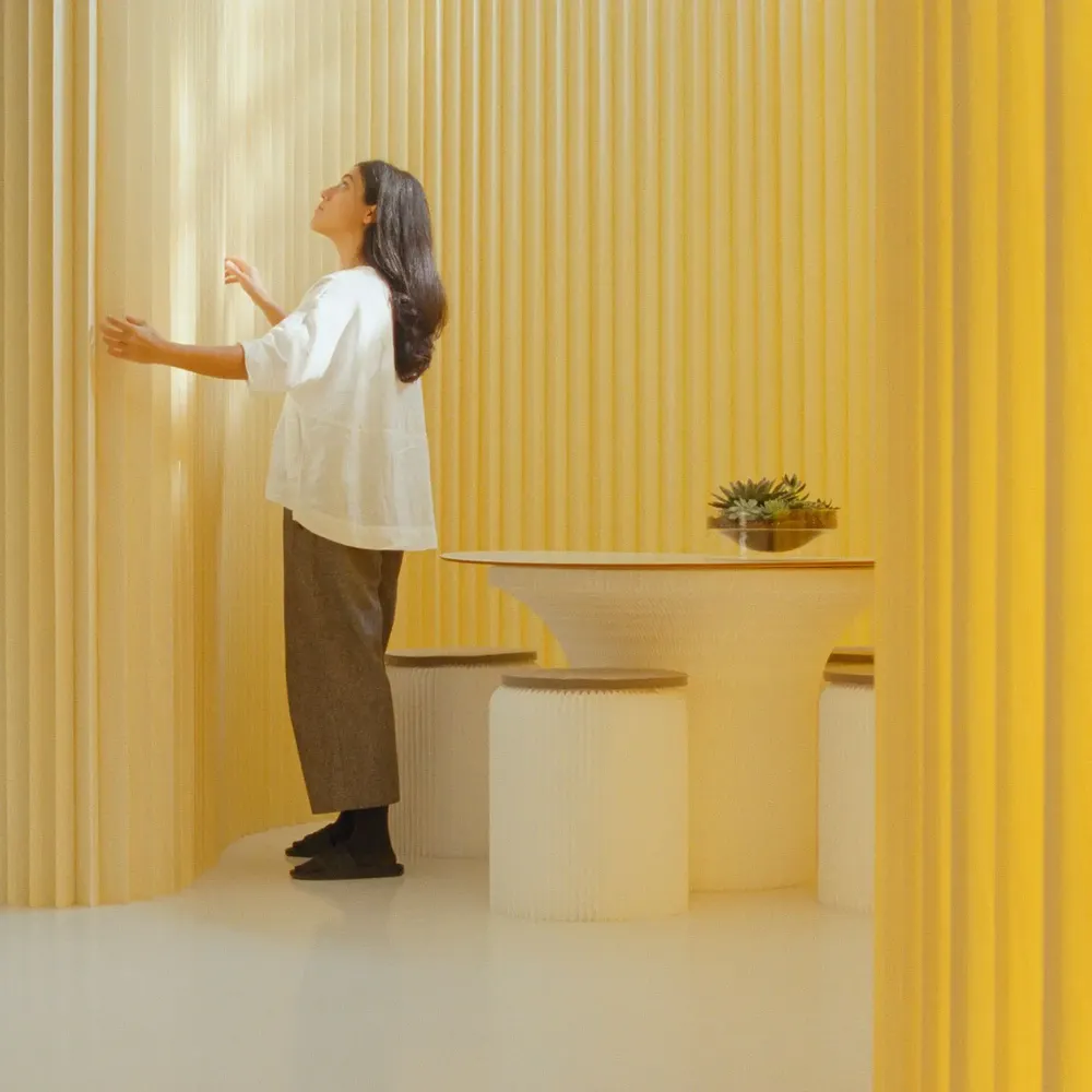 Wall panels - wood softwall + softblock | modular acoustic room divider - MOLO