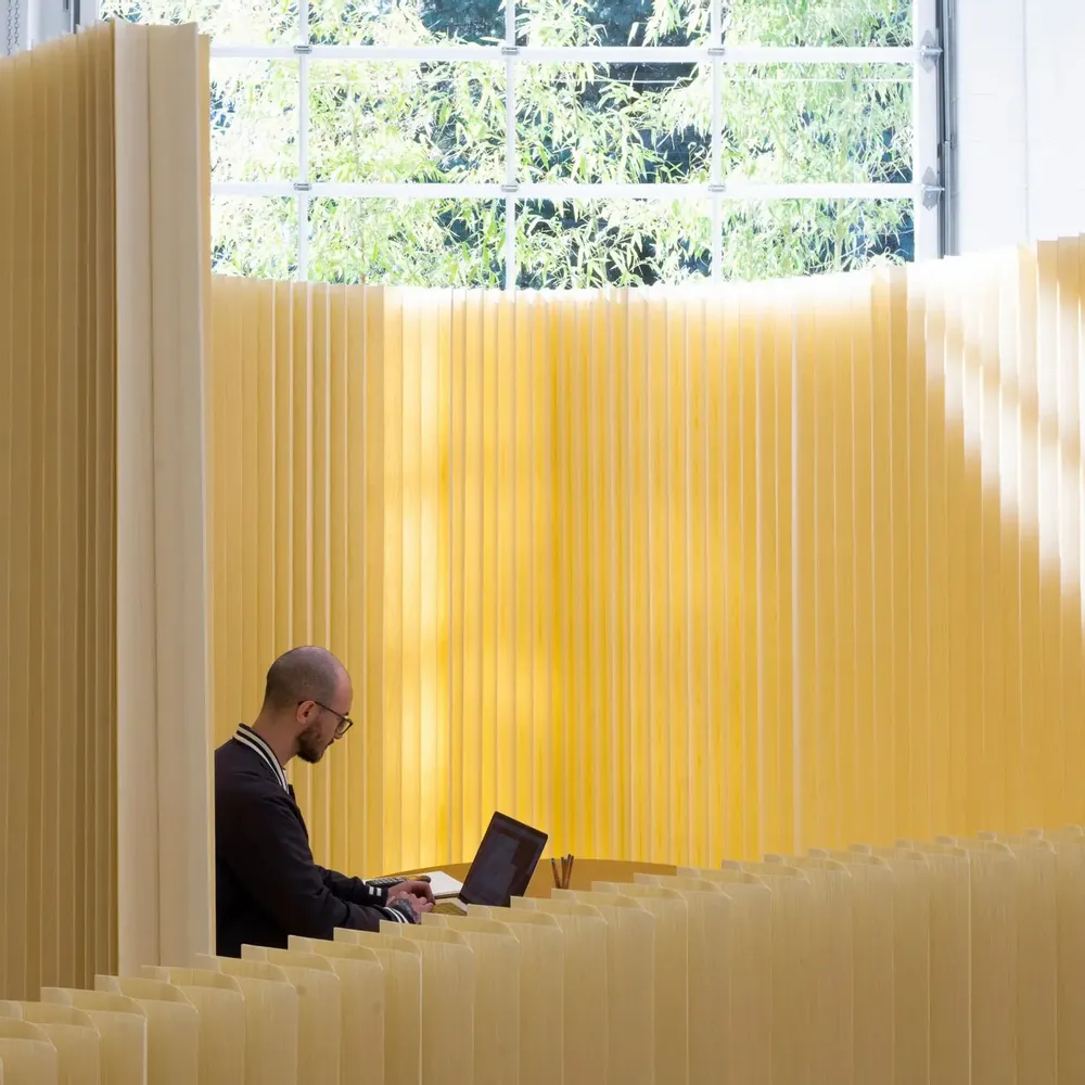 Wall panels - wood softwall + softblock | modular acoustic room divider - MOLO