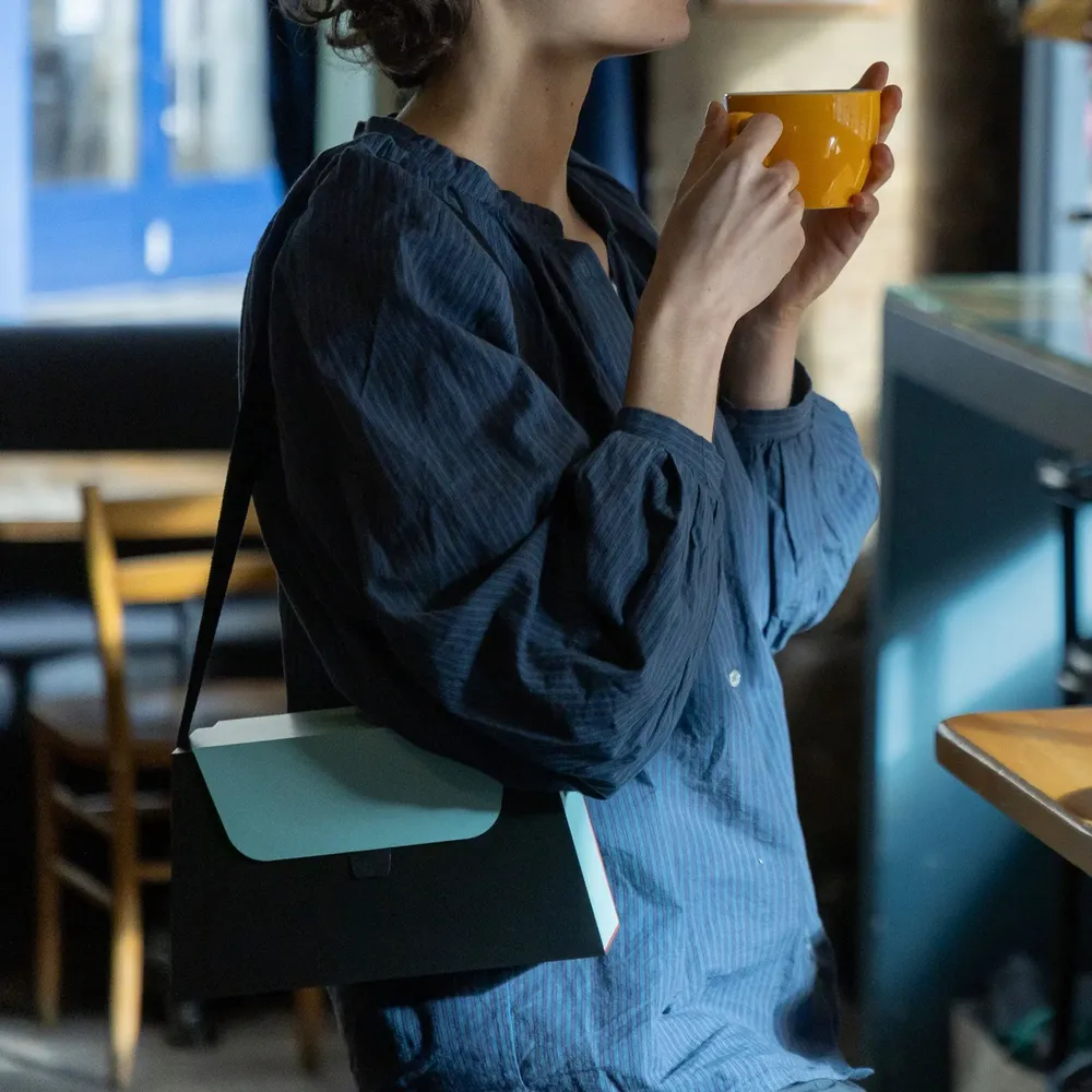 Bags and totes - Kamibako Shoulder Bag - Pink/Red - PAPER FOR PAPER