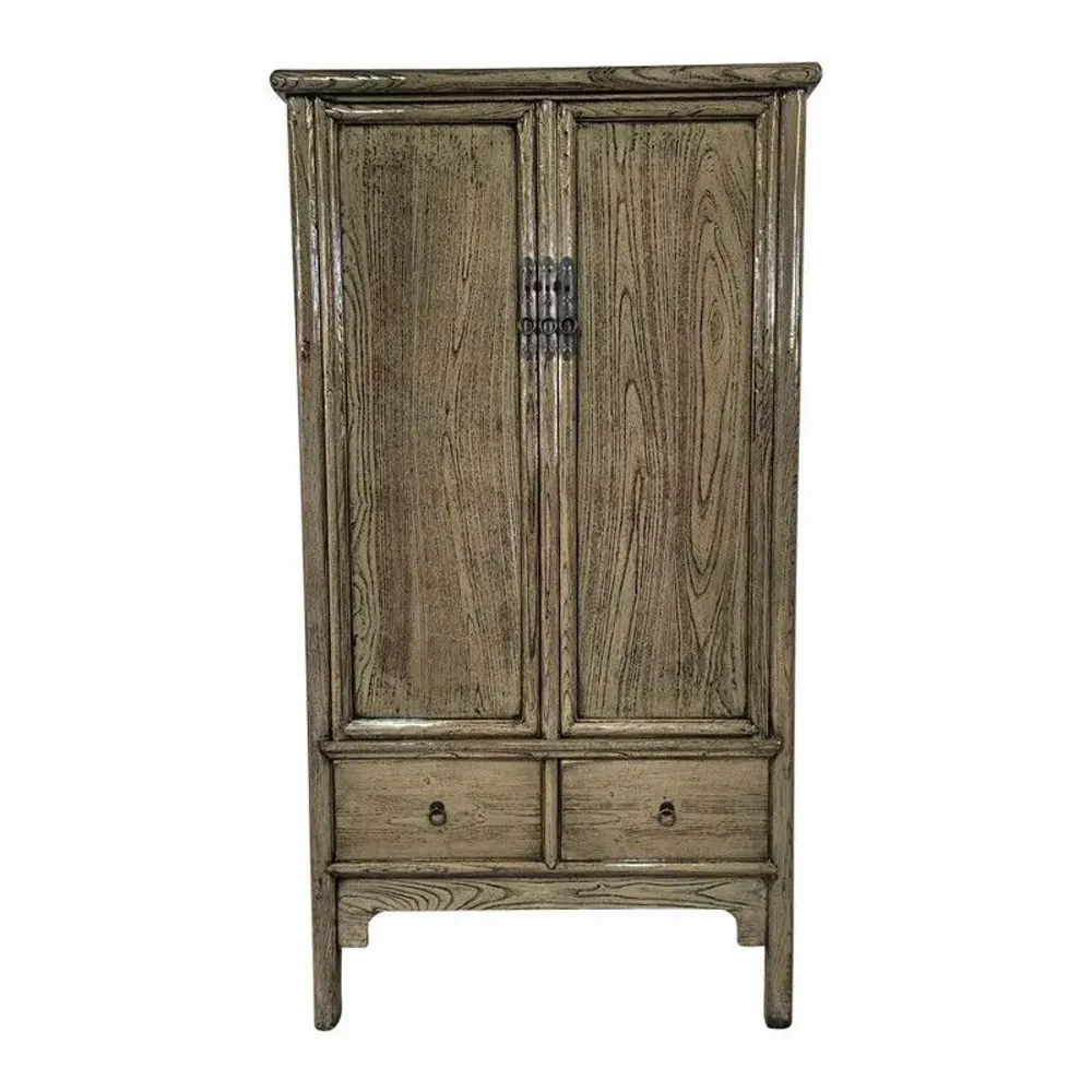 Wardrobe - Old and unique lacquered high cabinet - PAGODA INTERNATIONAL