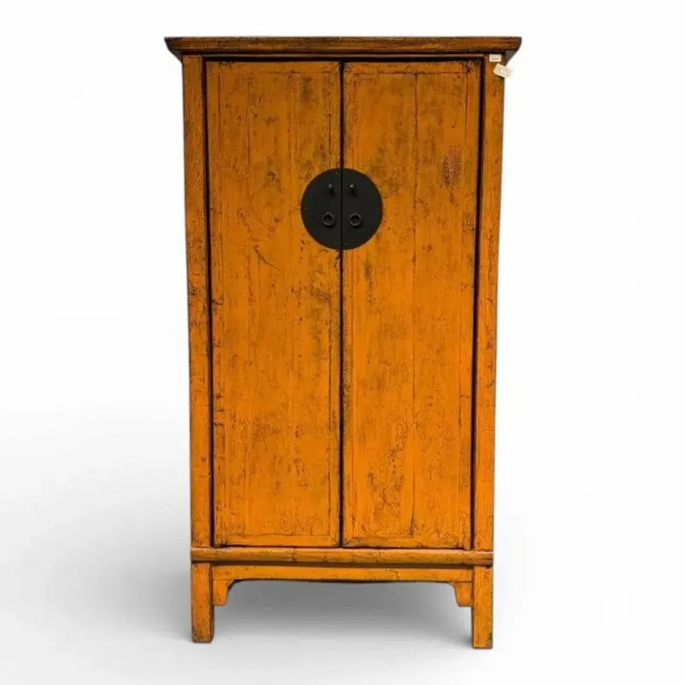 Wardrobe - Old and unique lacquered high cabinet - PAGODA INTERNATIONAL