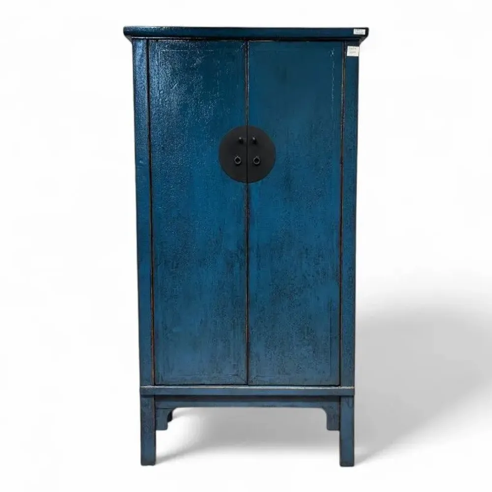 Wardrobe - Old and unique lacquered high cabinet - PAGODA INTERNATIONAL