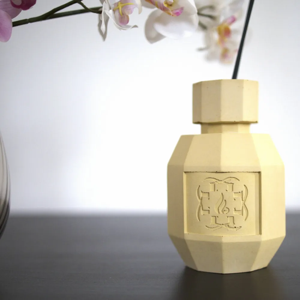 Diffuseurs de parfums - DOUCE ANCRE - ÉDITION EN GRÈS - FLAMME D'ÉLIXIR