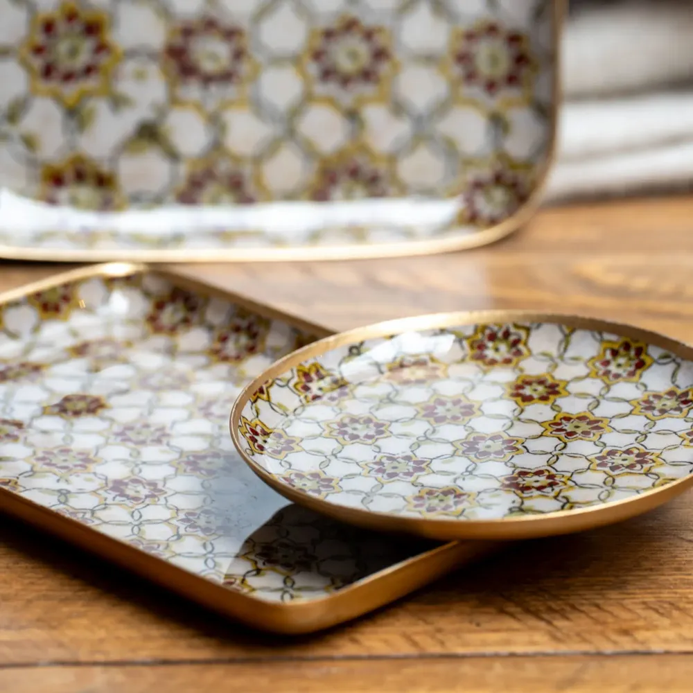 Plateaux - Plateaux métal émaillé - MAISON LILO