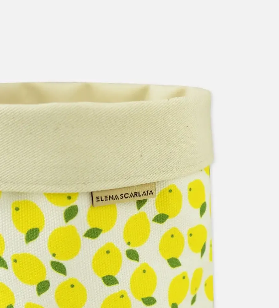 Food storage - Lemon bread basket - ELENA SCARLATA