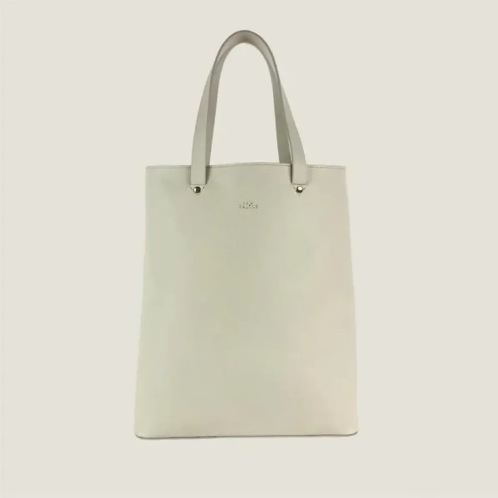 Sacs et cabas - Sac Parfait blanc en cuir de veau pleine fleur 32 × 13 × 35,5 cm - ATELIER BALTUS