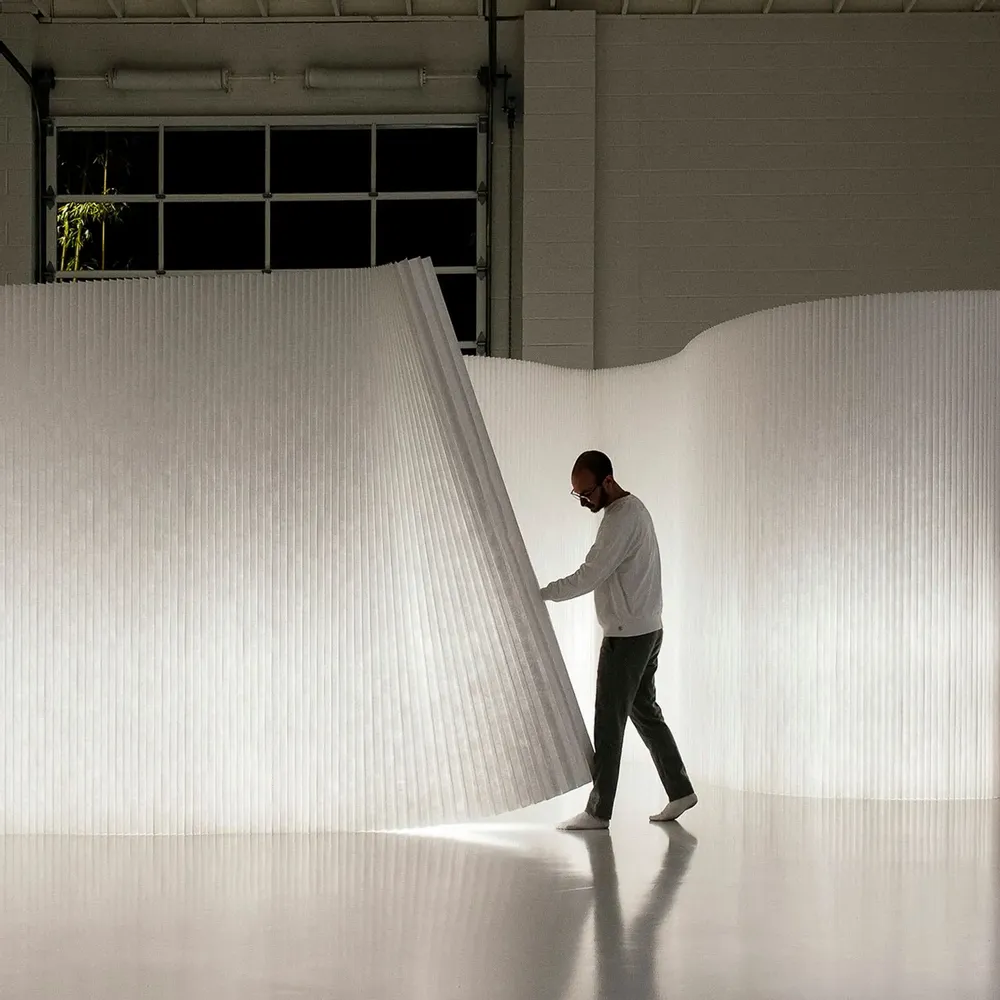 Lampadaires - LED pour softwall + softblock en textile - MOLO