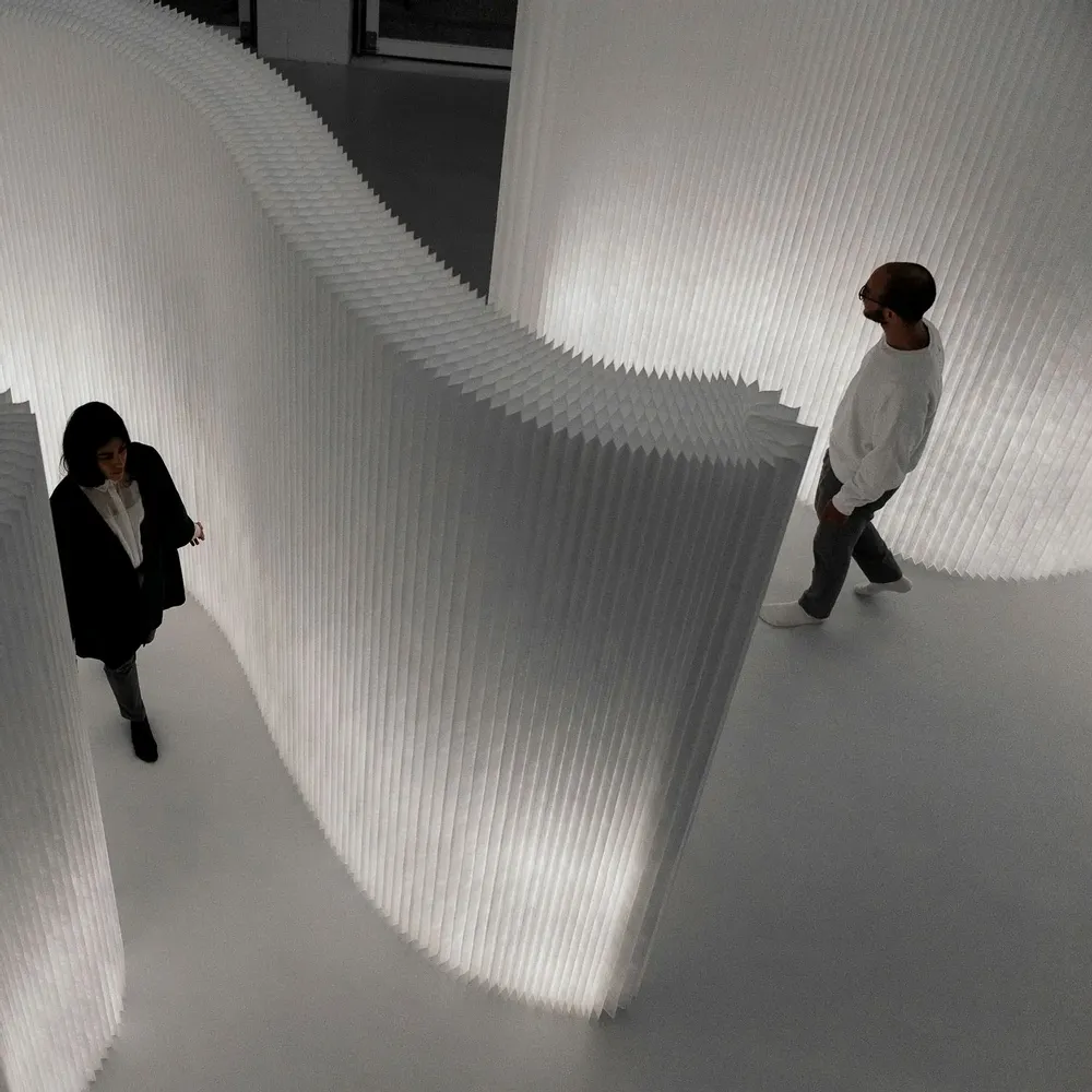 Lampadaires - LED pour softwall + softblock en textile - MOLO