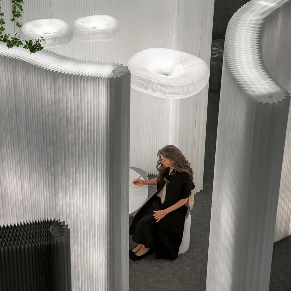 Lampadaires - LED pour softwall + softblock en textile - MOLO