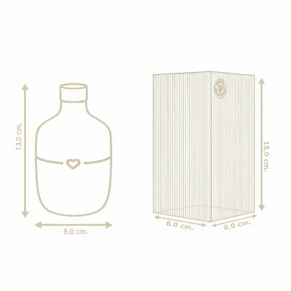 Food storage - Personalized ceramic oil bottle with message and love 200 ml - BOTTEGA DEGLI ARTISTI