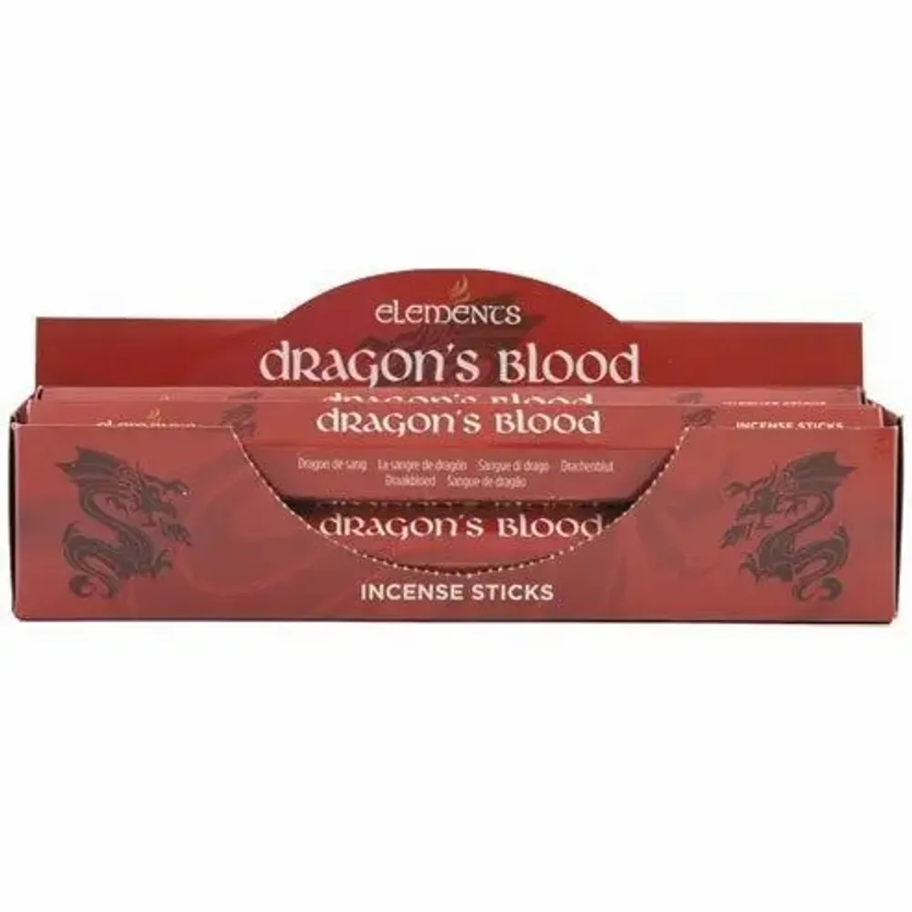 Parfums d'intérieur - Lot de 6 sachets d'encens Sang de Dragon Elements - SOMETHING DIFFERENT WHOLESALE