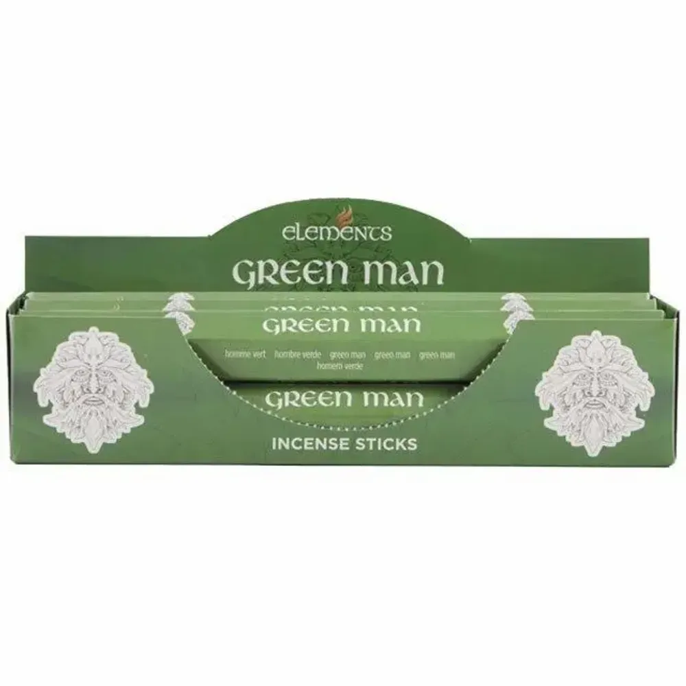 Parfums d'intérieur - Lot de 6 sachets de bâtonnets d'encens Elements Green Man - SOMETHING DIFFERENT WHOLESALE