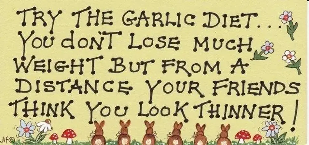 Panels - Try The Garlic Diet... - SOMETHING DIFFERENT WHOLESALE