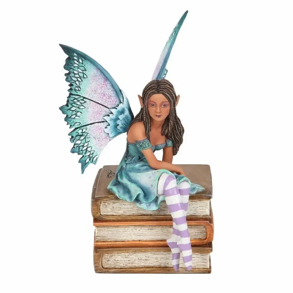 Ornaments - 19cm Book Fairy Figurine by Amy Brown - SOMETHING DIFFERENT WHOLESALE