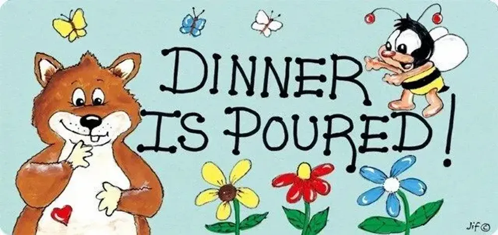 Panneaux séparateurs - Le dîner est servi - SOMETHING DIFFERENT WHOLESALE