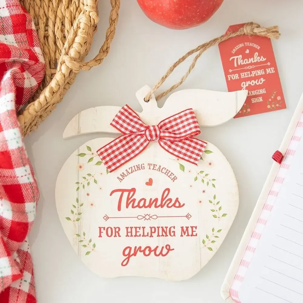 Autres décorations murales - Merci de m'avoir aidé à faire pousser une décoration suspendue en forme de pomme - SOMETHING DIFFERENT WHOLESALE